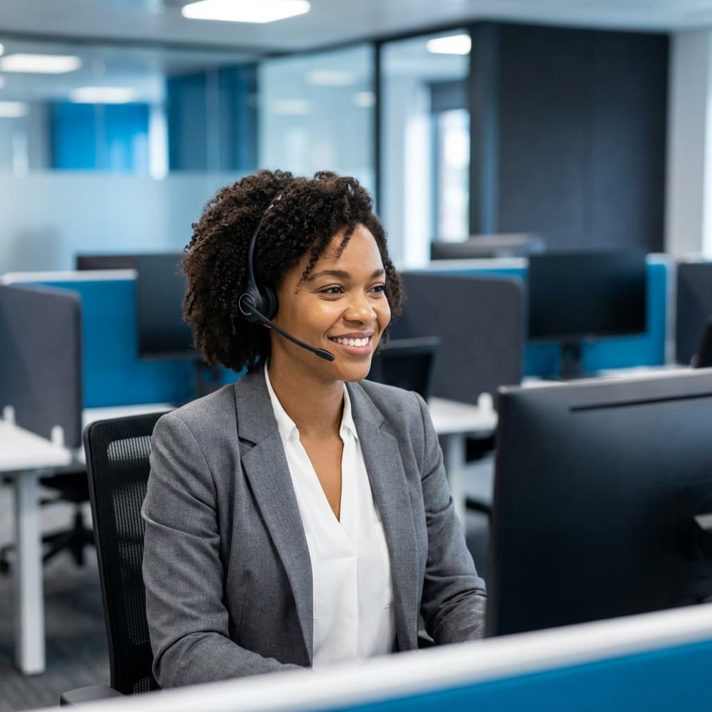 Professional customer support representative