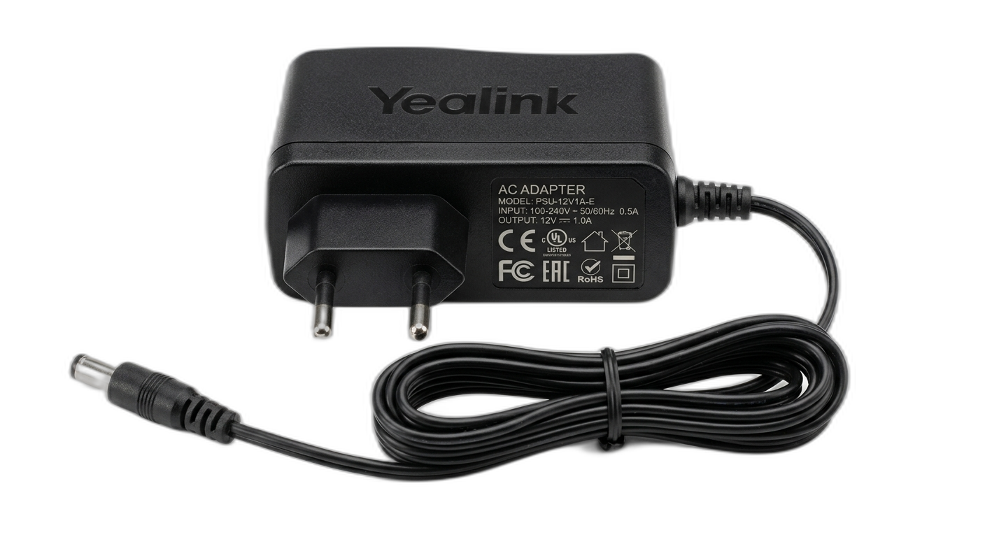 Yealink Power Supply 12V 1A