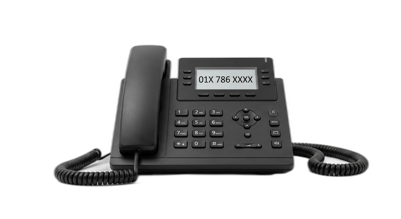 01X 786 XXXX Landline Number