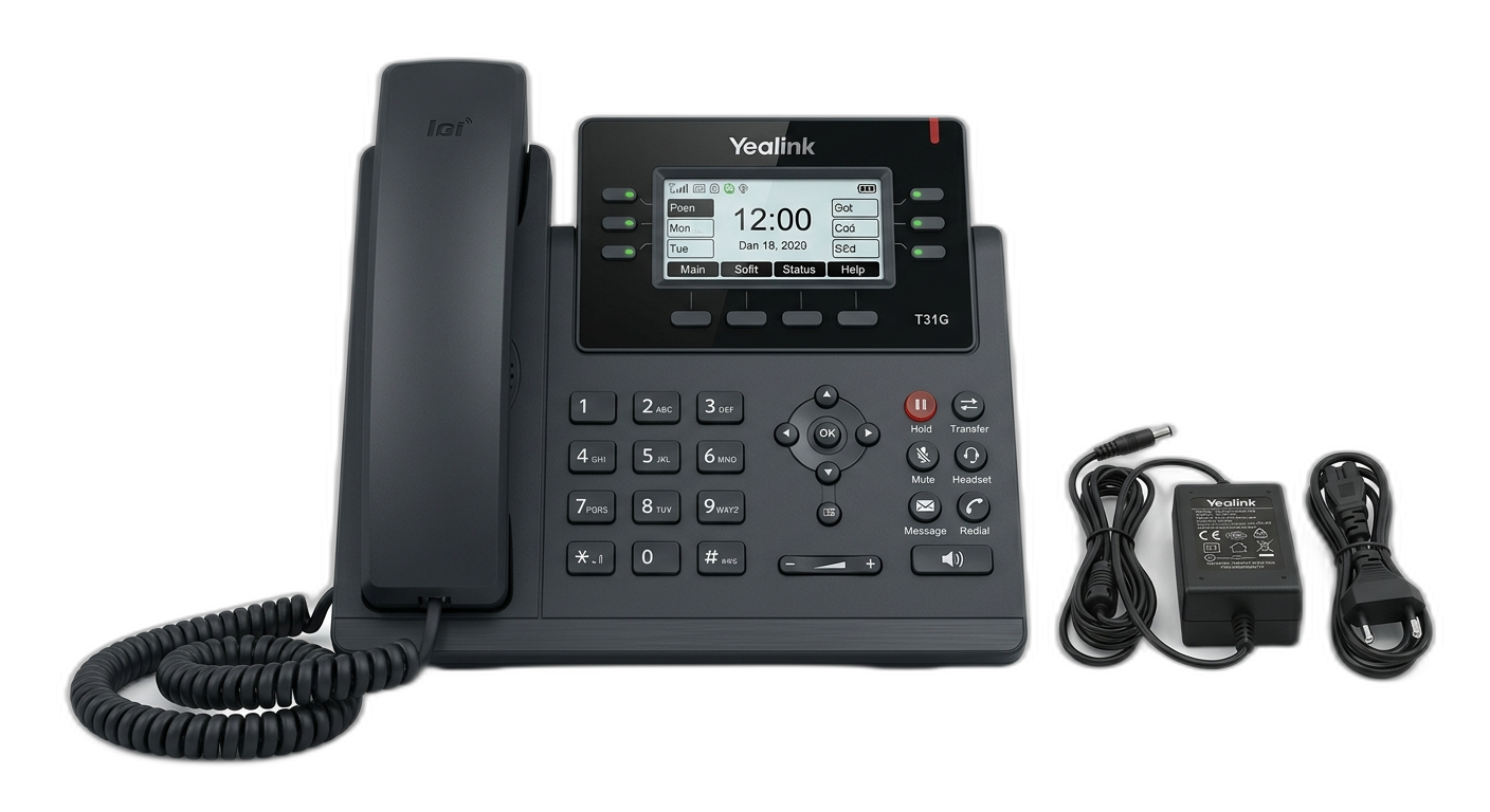 Yealink T21-E2 IP Phone + PSU